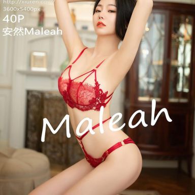 XiuRen秀人网 2471期 安然maleah 红色内衣