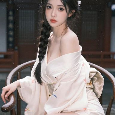 AI幻颜社 0437期 知性美女简约文艺风写真