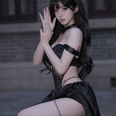哥特风 0002期 冷调哥特风氛围感造型