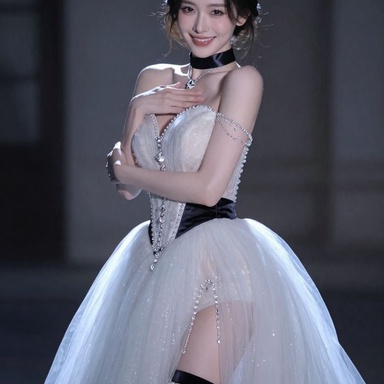 婚纱写真 0090期 简约主纱婚纱温柔瞬间