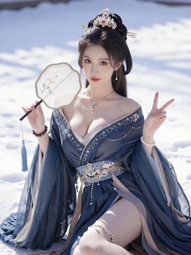 汉服馆 0044期 汉服少女仪态端庄