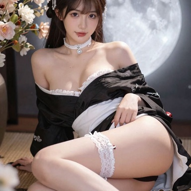 女仆装 0201期 灵动少女女仆装个人随拍人像照