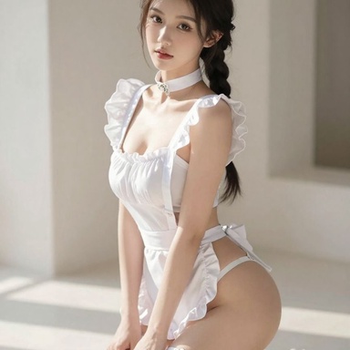 女仆装 0209期 柔美气质女仆装个人随拍摄影照