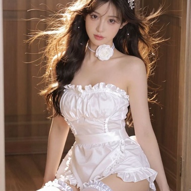女仆装 0225期 简约气质女仆装氛围感摄影实拍照