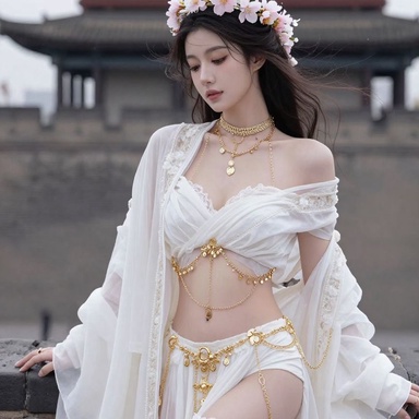 汉服馆 0154期 汉服少女秀美清丽