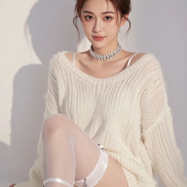 美丝阁 0184期 极简光影烘托丝袜主题人像摄影合集