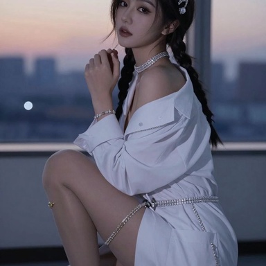 美女图片 0105期 淡影画面呈现美女温柔清爽状态