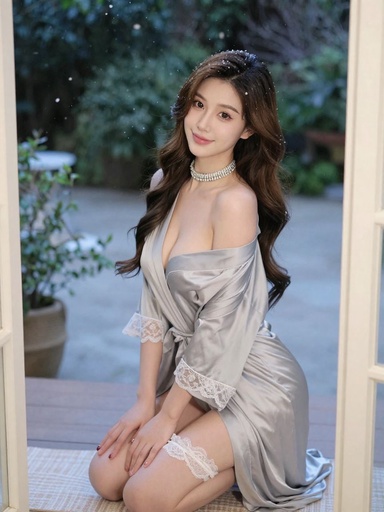女神集 0688期 女神浅笑氛围感人像原片实拍